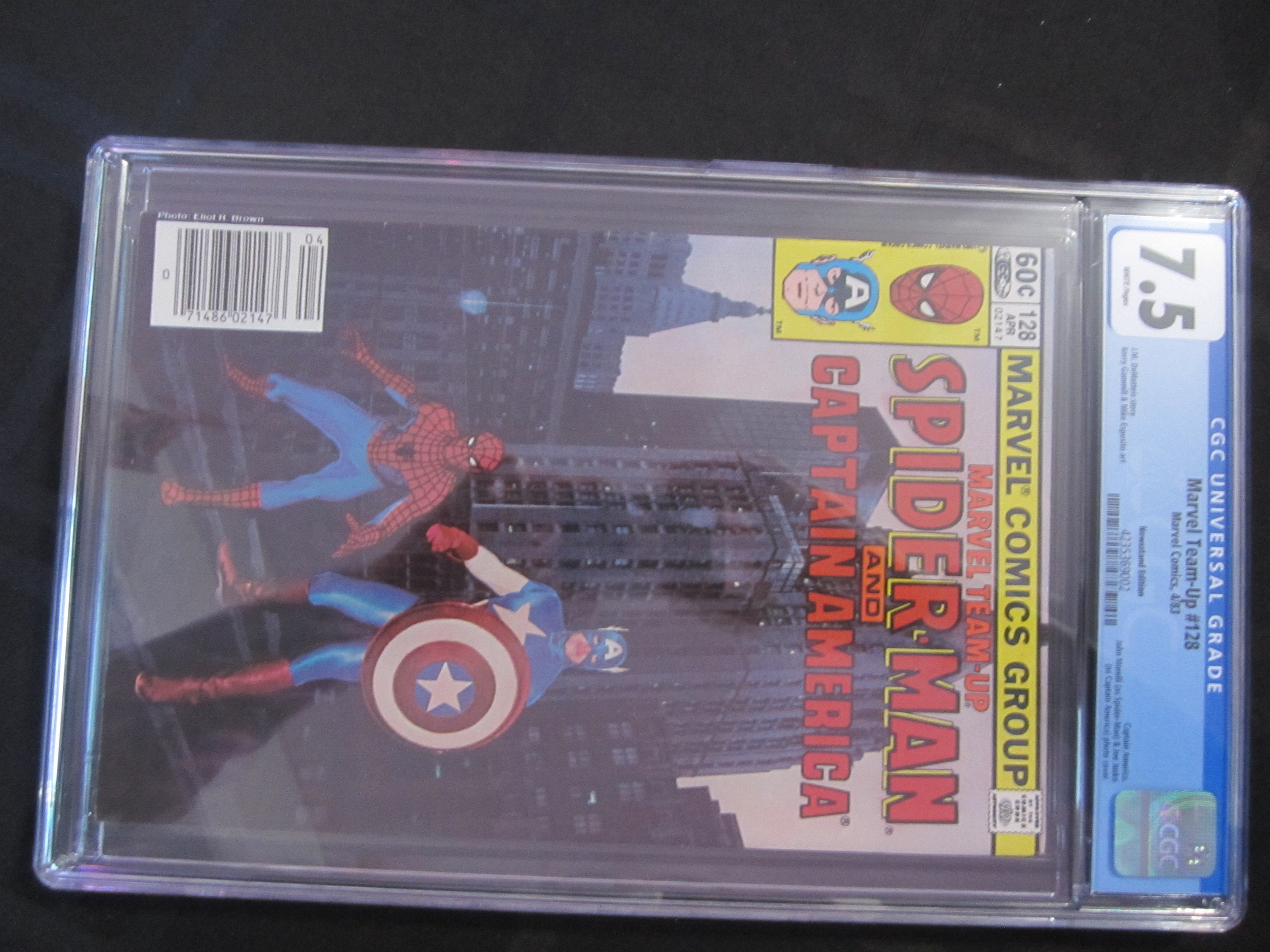 Vintage Marvel Team up #128, Spider-man and Captain America, Live