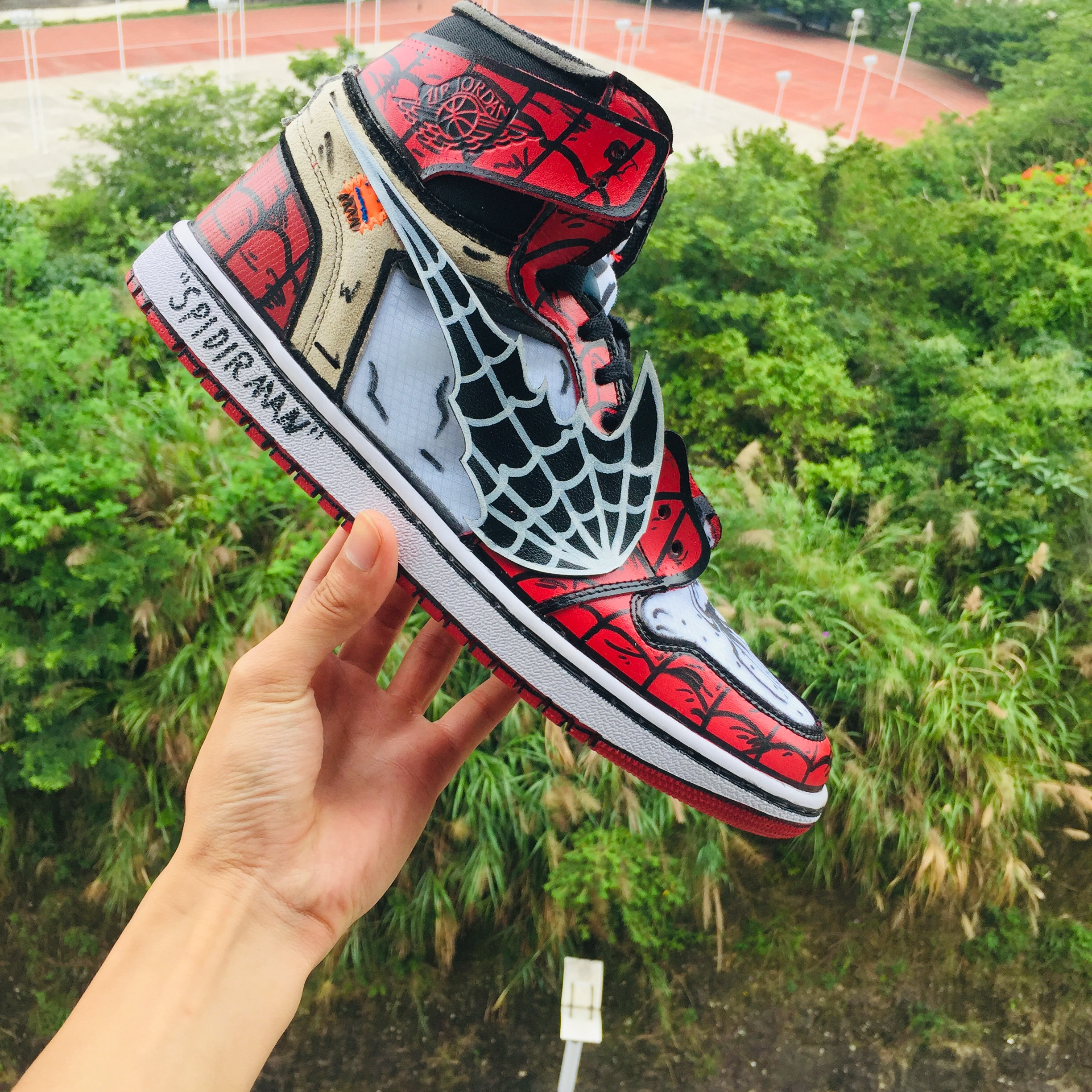 Spiderman jordans 11 hotsell