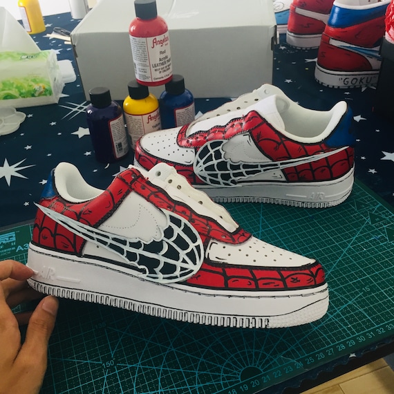nike air force one spiderman