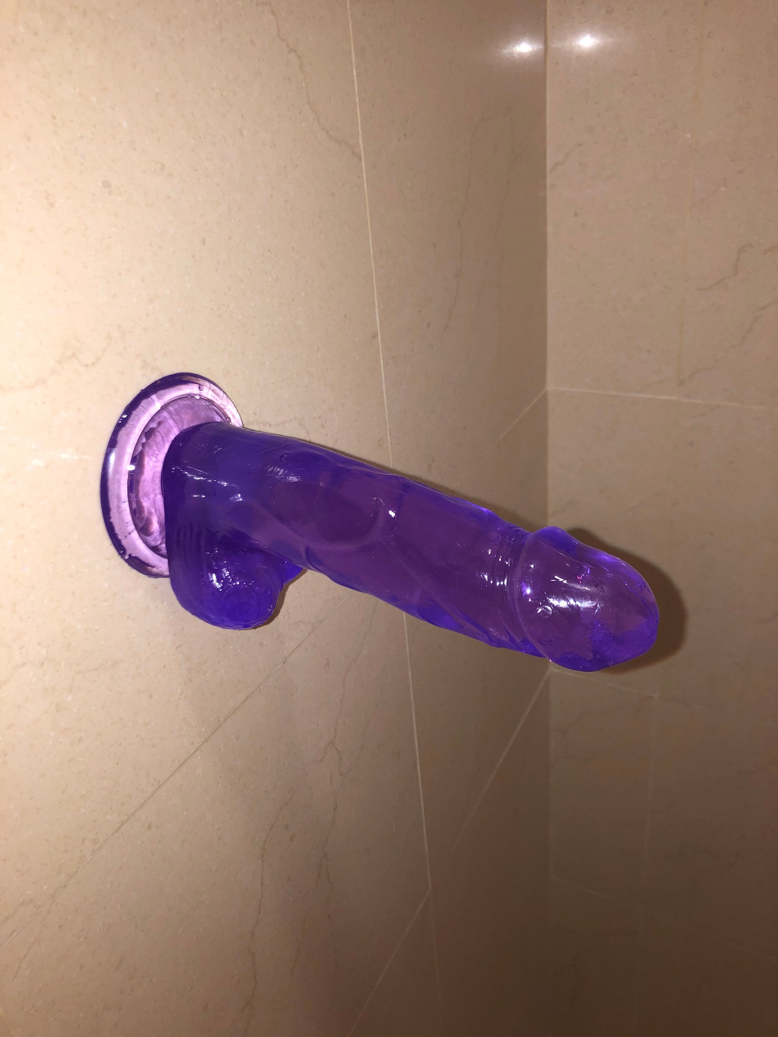 MATURE ClearPinkBlack Dildo Flesh Hand Molded Suction Cup Etsy