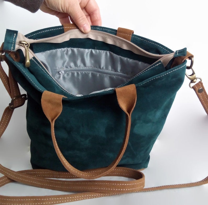 crossbody bag italian premium leather shoulder and hand bag multicolored leather suede bag unique and exclusive bag.