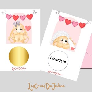 Carte à gratter annonce personnalisée