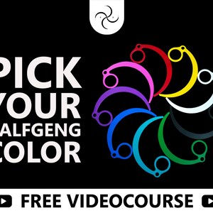 Trä Halfgeng med väska • Geometrisk handgjord jongleringsrekvisita