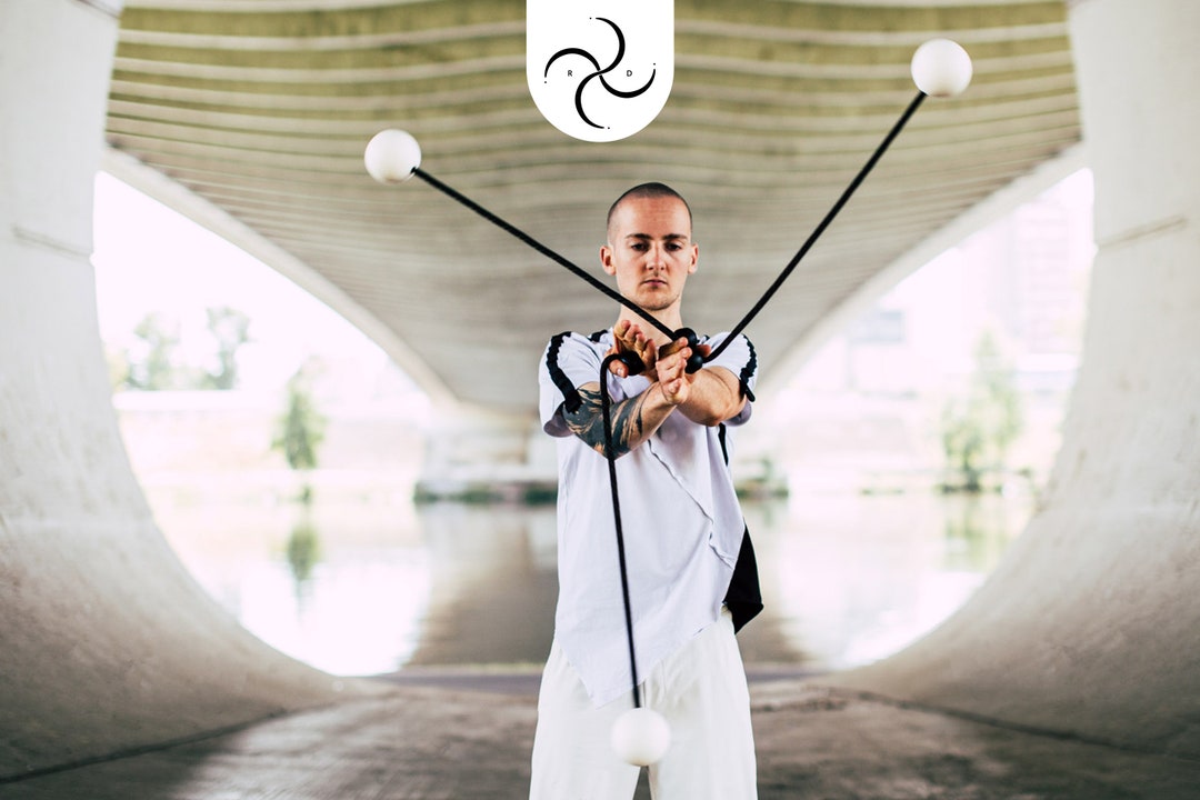 Ultra Poi Ropes Bow Poi • Static Rope Contact Poi • Customize Your Set • Spin Your Way ...