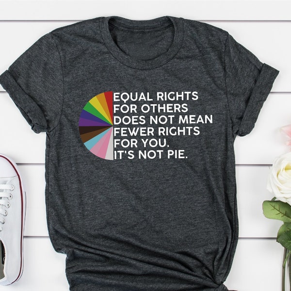 Equal Rights For Others Does Not Mean Fewer Rights For You It's Not Pie Shirt, LGBT Rainbow Outfit, Pride Shirt, Support LGBTQ Tee, Equality