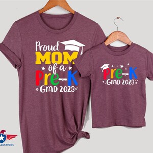 Proud Family Members Pre-K Grad Shirt, Grad Squad Shirt, Graduation Gift, Grad Gift, Proud Custom Graduation 2023, Family Shirts, Pre-K Tee