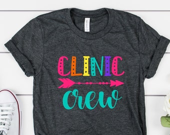 Clinic Crew Shirt Nurse shirt Nurse gift Essential Worker Shirt Nurse Clinic Shirt Nurse Gift, Nurse Appreciation Shirt, School Nurse