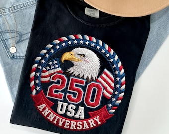 Comfort Colors® Patriotic Eagle Shirt USA 250 Anniversary Tee Fourth Of July Freedom Style