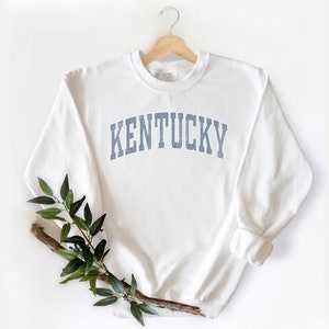 Kentucky Sweatshirt, Kentucky Blue Print Hoodie, Cute Kentucky Sweater, Kentucky College Student Gifts, University of Kentucky Apparel