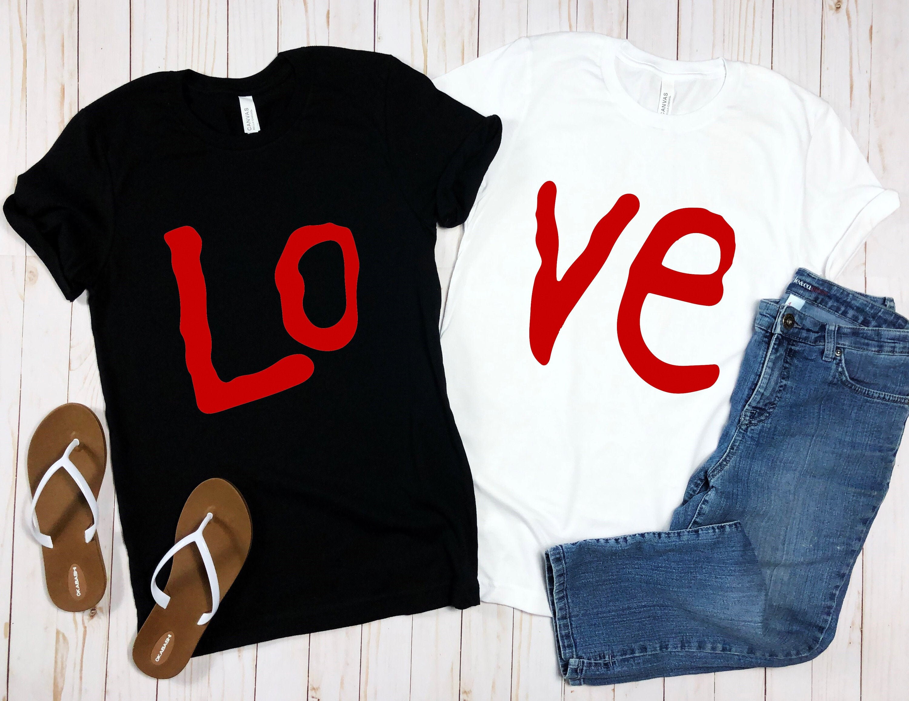 valentine couple shirt design