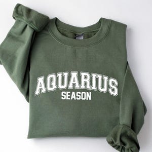 Aquarius Season Sweatshirt: Zodiac Astrology Gift