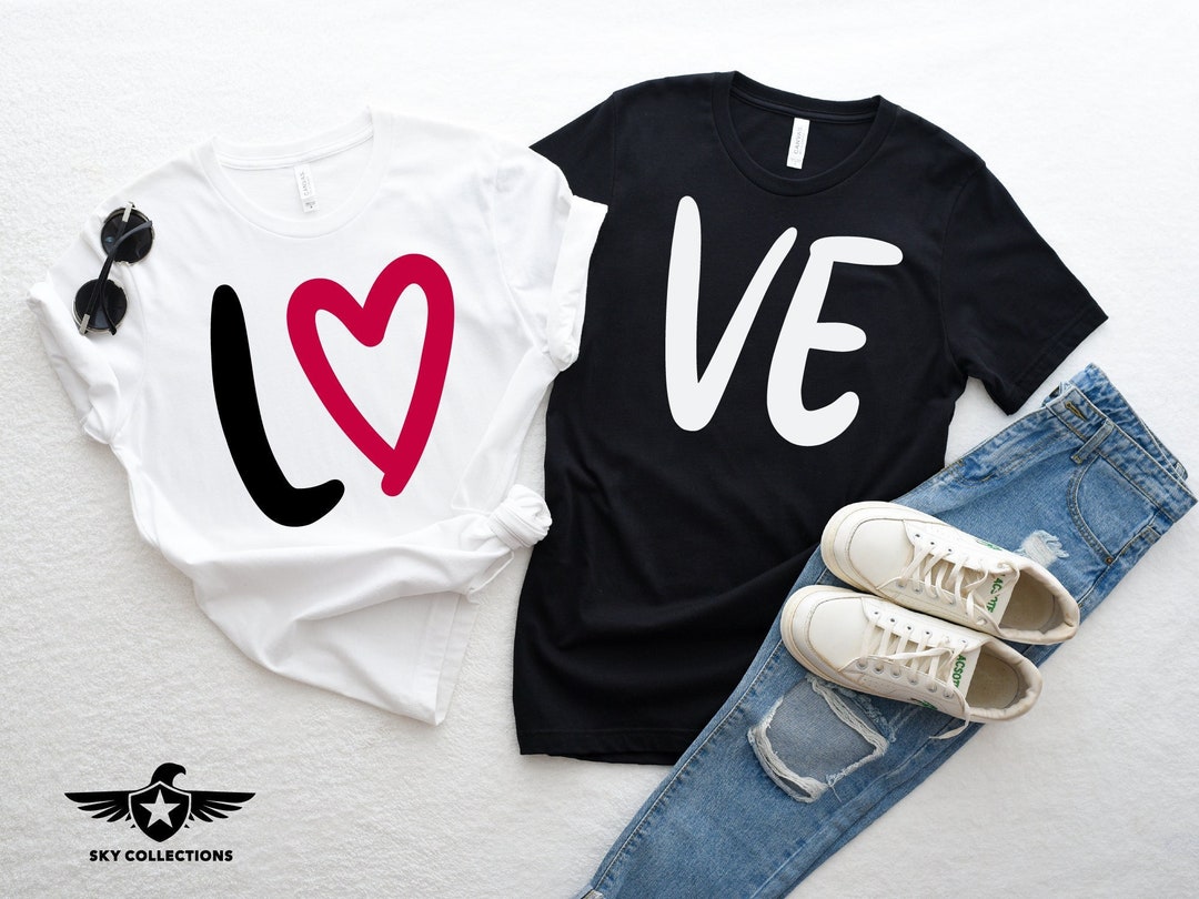 Love Shirt, Couples Gift, Valentines Day Gift, Couples Shirts, Couples ...