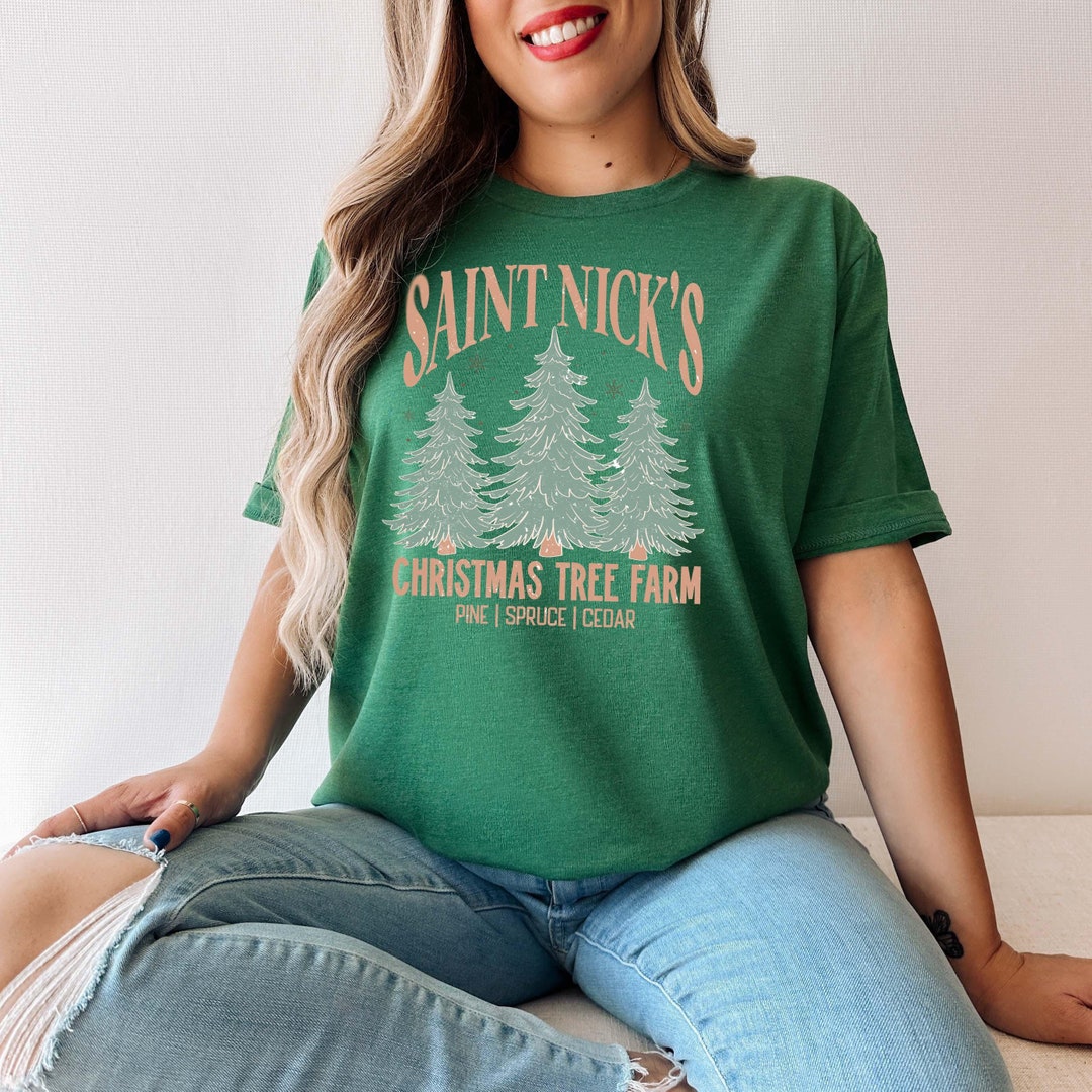 Saint Nick's Christmas Tree Farm Shirt, Christmas Tree Farm Shirt
