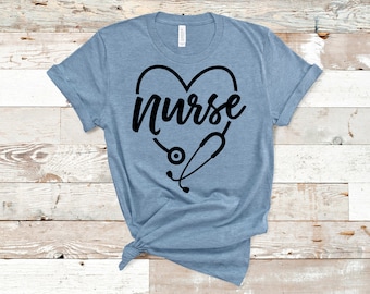 Nurse T-shirt Nursing School Shirt Nurse gift Graduation gift Future Nurse Shirt Nursing Student Shirt, Essential Worker Shirt