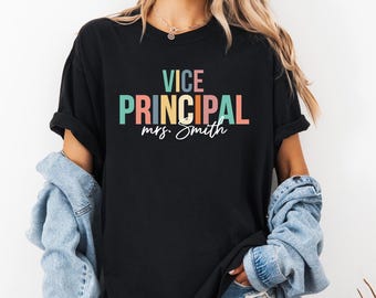 Comfort Colors® Vice Principal Shirt, Personalized Teacher Gift