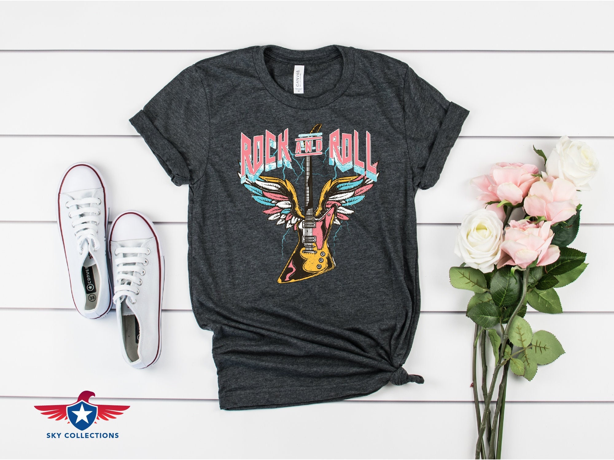 Discover Rock And Roll Shirt, Vintage Music Lover T-Shirt