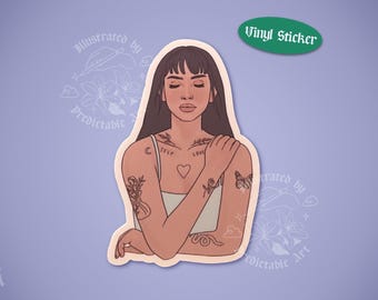 Self Love | 3" Illustrated Matte Vinyl Sticker