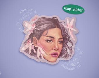 Away With The Fairies | 3" Illustrated Matte Vinyl Sticker