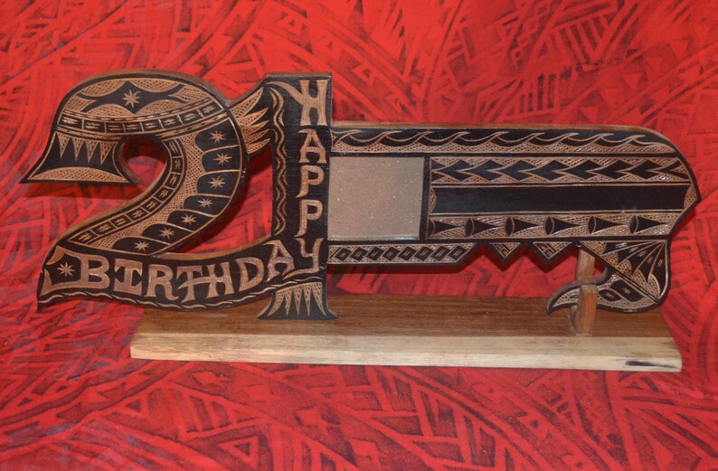 Samoan Hand carved 21st Birthday Key Etsy