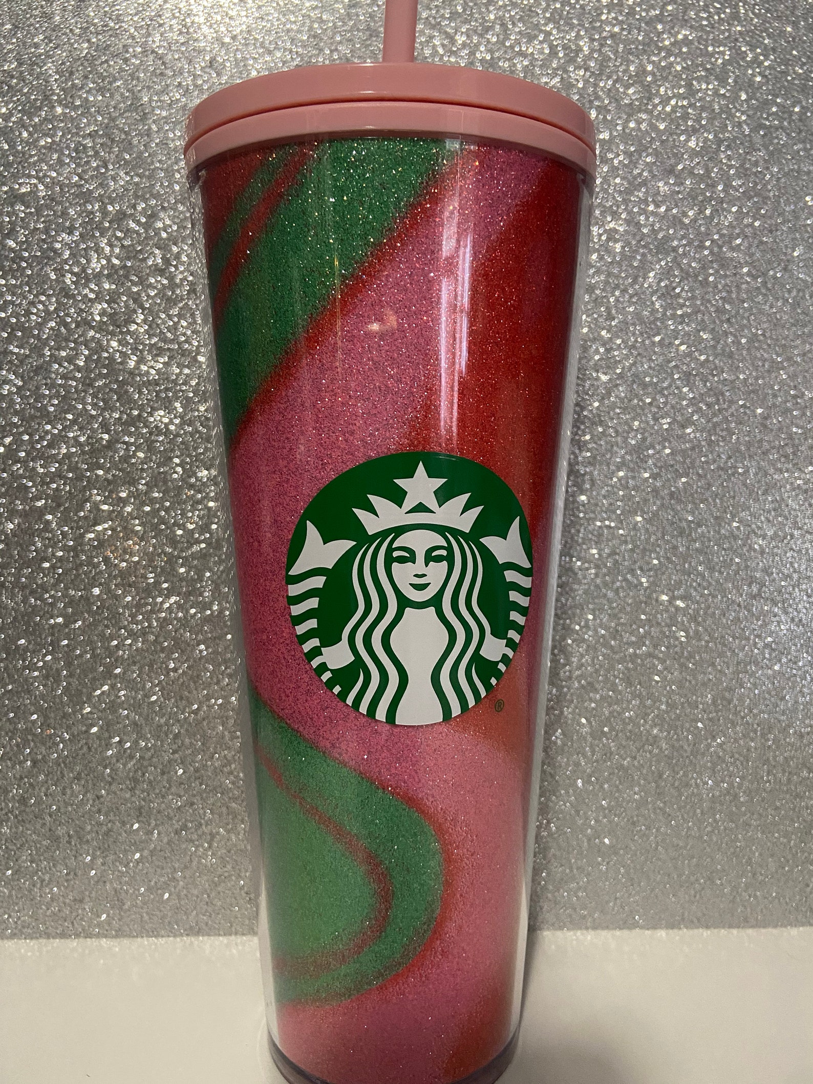 2020 Starbucks Holiday Tumblers Iridescent Sequin Cup Etsy