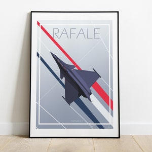 Dassault Rafale poster | Aviation poster | Premium satin paper