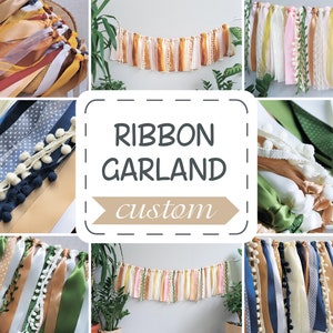 Matching or Custom Ribbon Tassel Garland