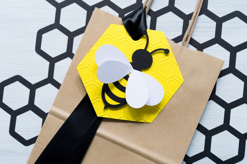 Bumble Bee Gift Bags Bumblebee Party Favor Bags Gender Neutral Etsy