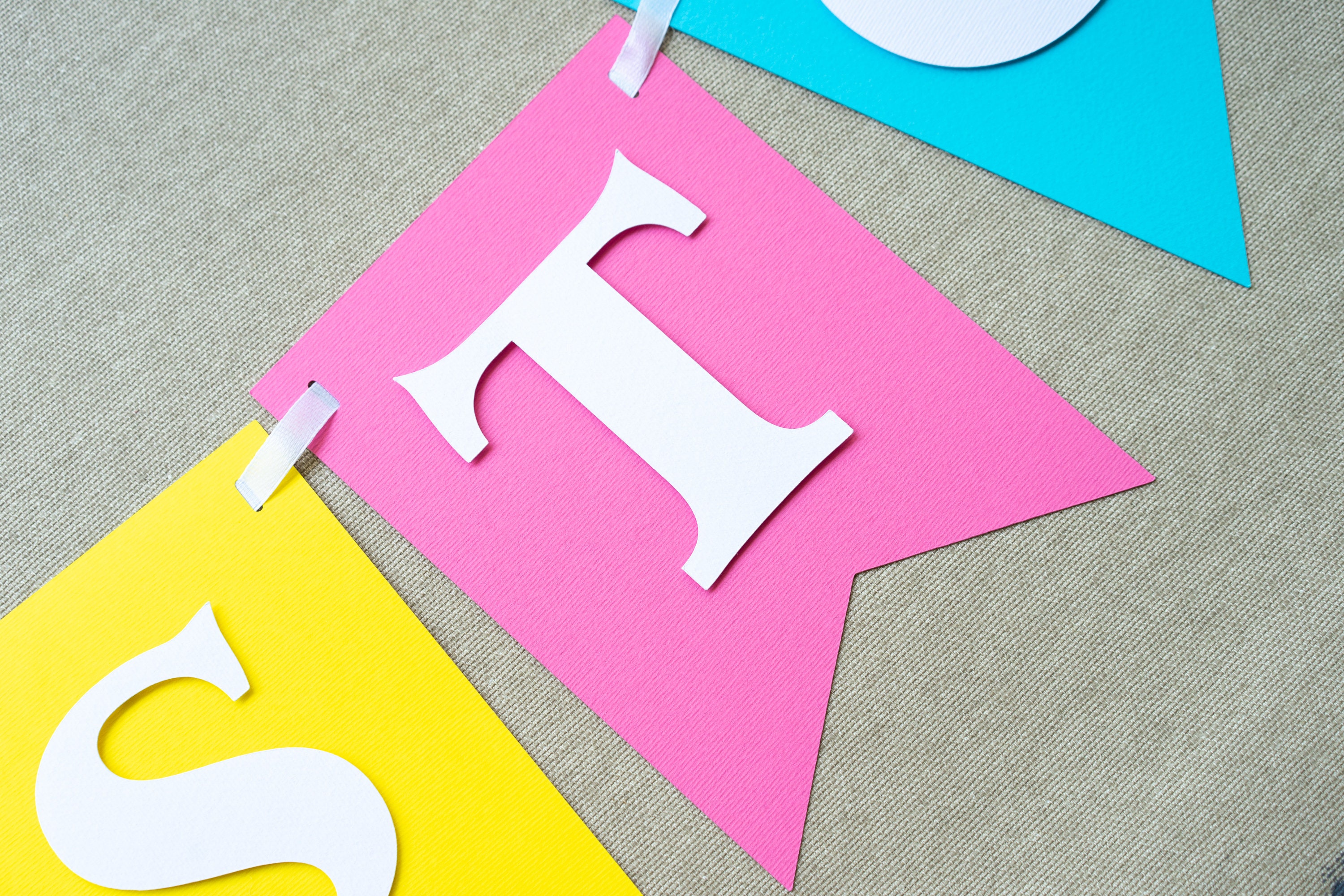 Custom Banner and Custom Color Happy Birthday Personalized Etsy