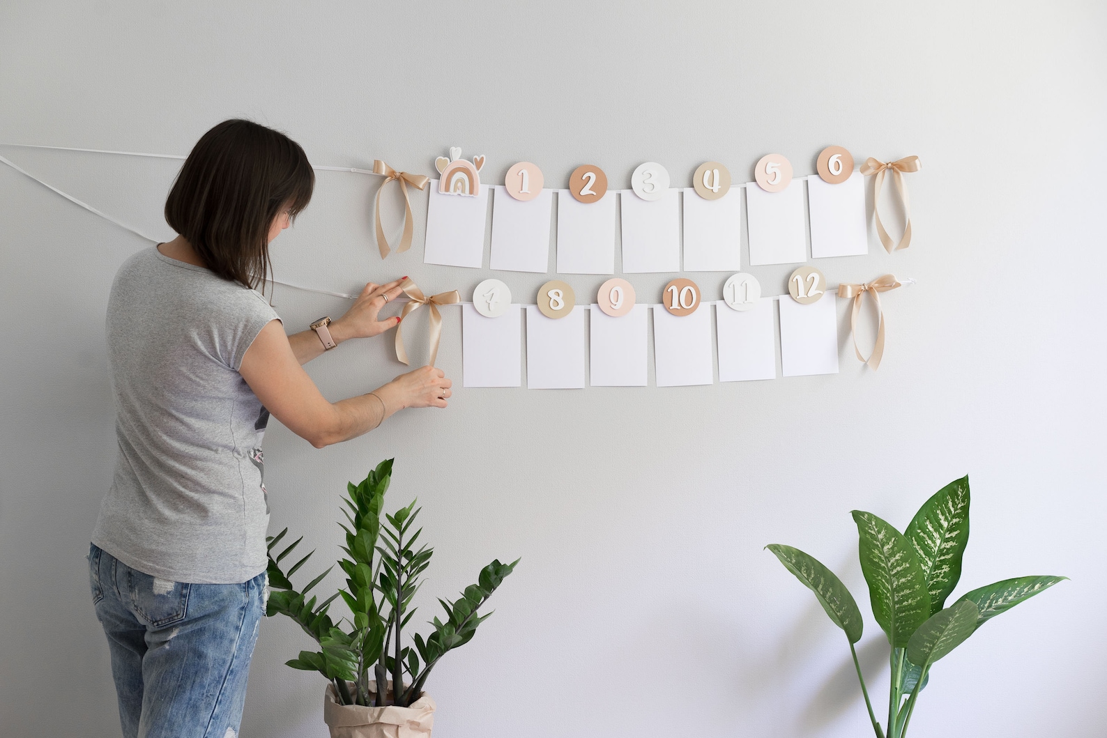 Гирлянда из фотографий своими руками