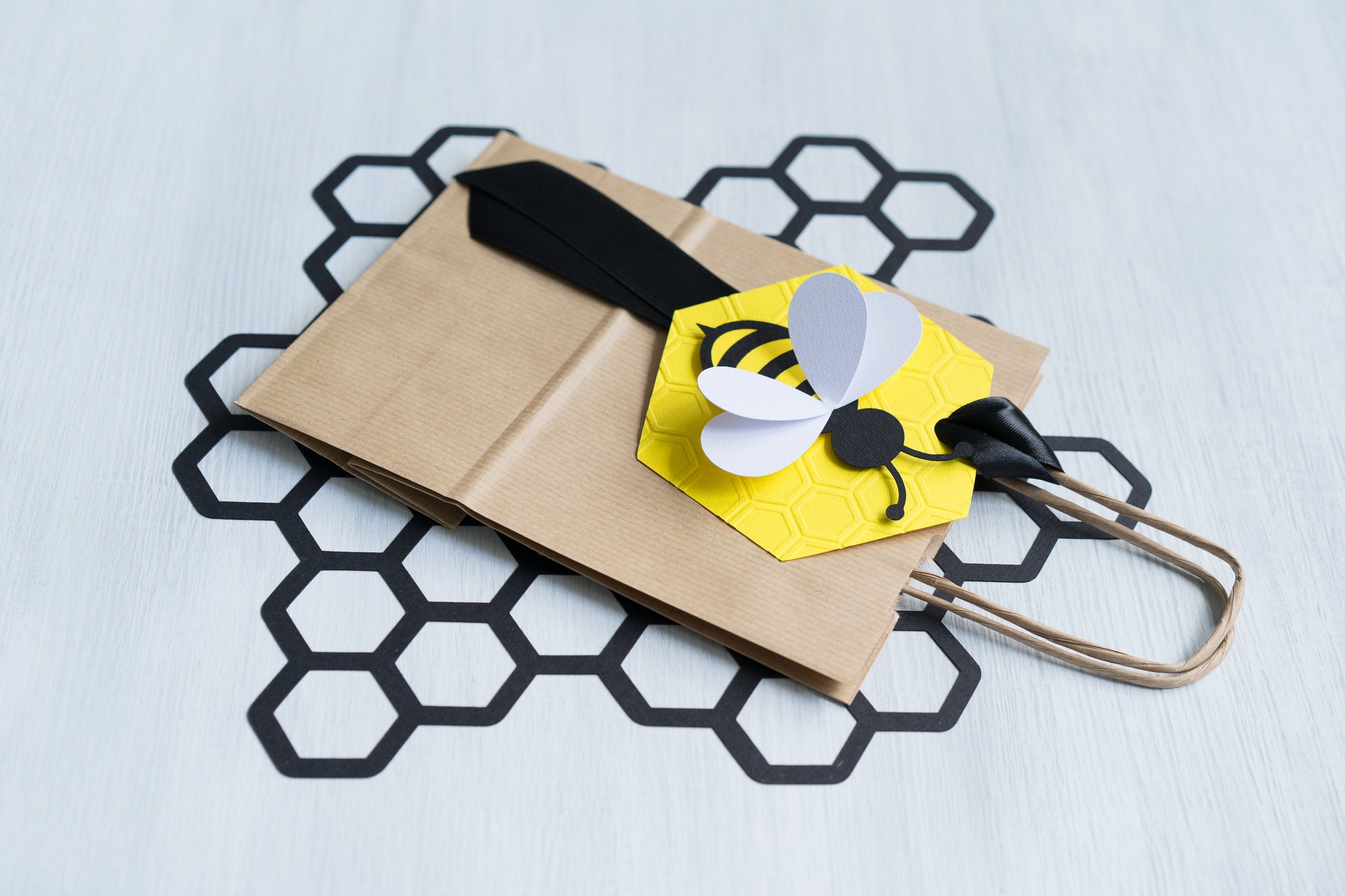 Bumble Bee Gift Bags Bumblebee Party Favor Bags Gender Neutral Etsy