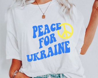 Ukraine Charity TShirt | Stop War | I Stand With Ukraine | Donate to Ukraine | Peace for Ukraine | Support Help Pray for Ukraine |Fuck Putin