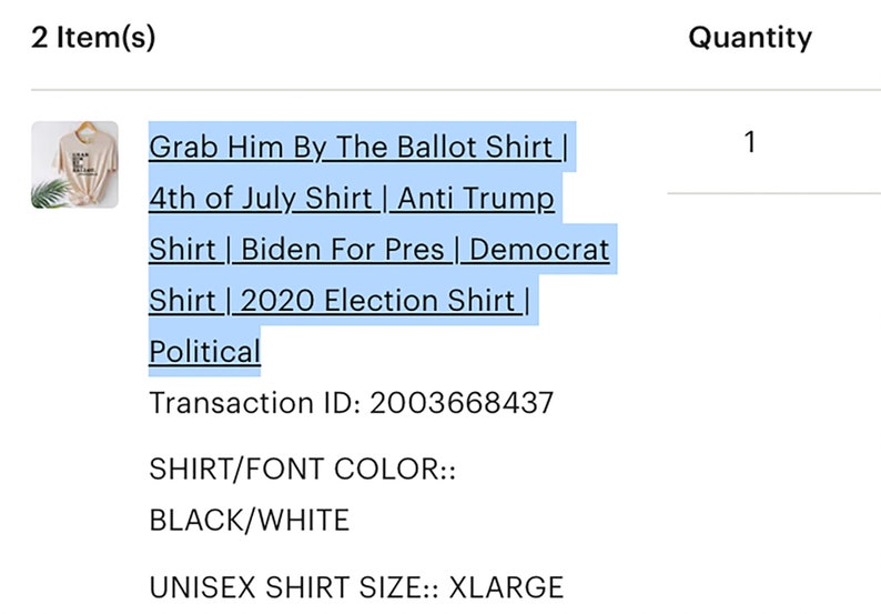 OLD Grab Him By The Ballot Shirt 4th of July Shirt Anti Trump Shirt Biden For Pres Democrat Shirt 2020 Election Shirt Political image 1