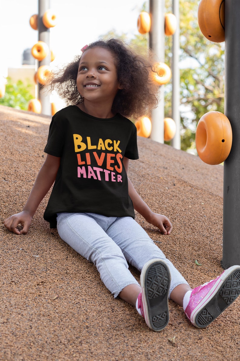 Blm Sticker Blm Flag Blm Bracelet Anti Trump Shirt | Black Lives Matter UNISEX Toddler Shirt BLM Shirt Kamala Harris BLM Mask
