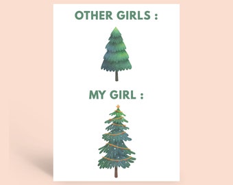 Funny Christmas Cards | Card For Girlfriend | Card For Wife | Romantic Greeting Cards | Love Cards | Original Gift | Joke | Original | Her