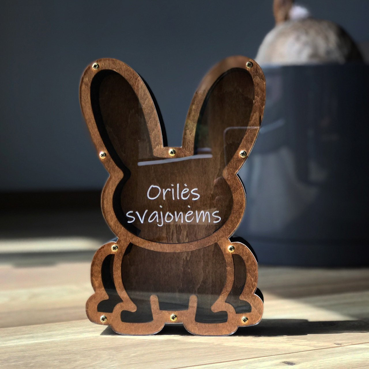Piggy Bank Rabbit for Kids Laser Cut File - Svg+dxf+ai+lightburn ...