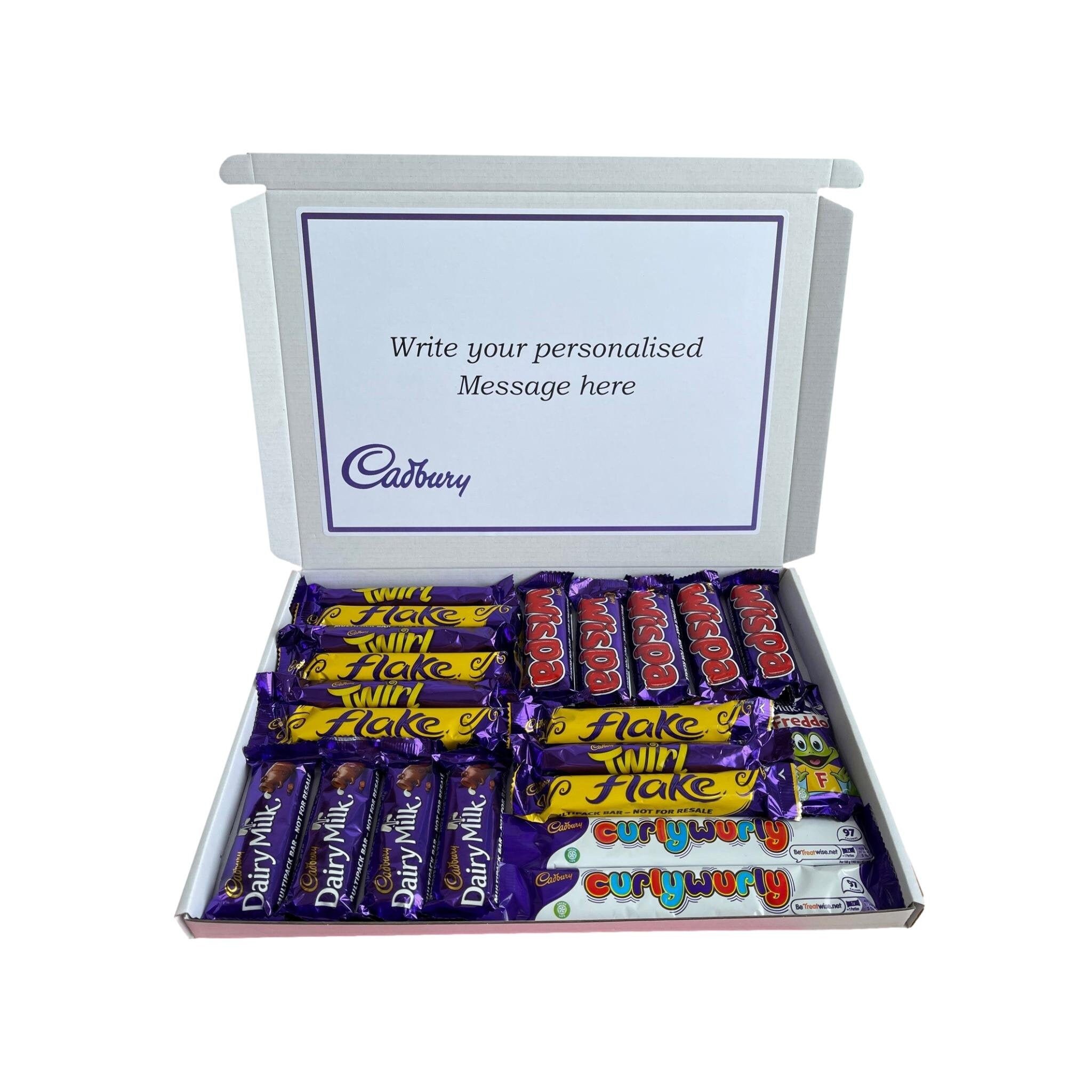 Cadbury Chocolate Gift Box Medium & Large Personalised Etsy