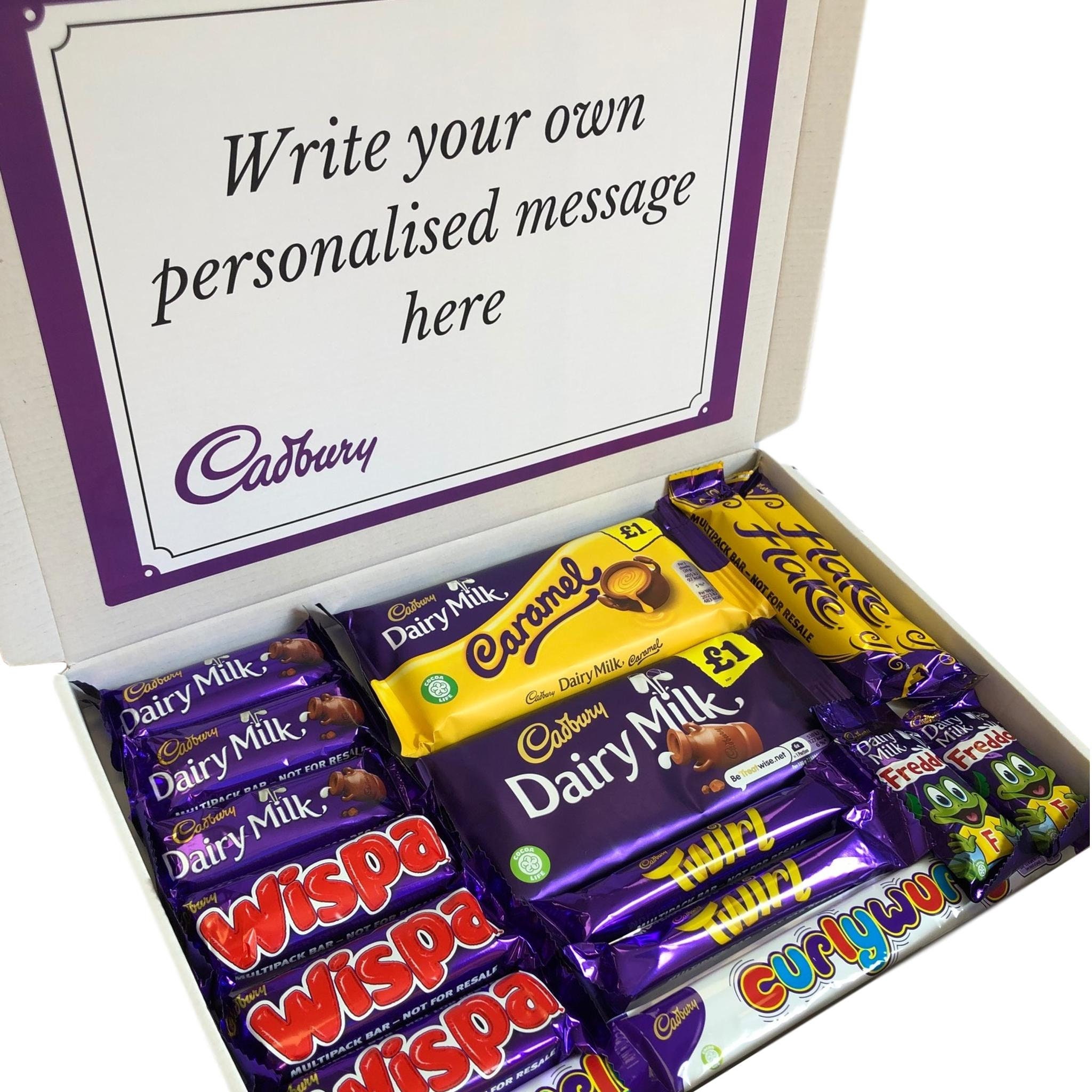 Large Cadbury Dairy Milk Chocolate Caramel Letterbox Gift. Etsy
