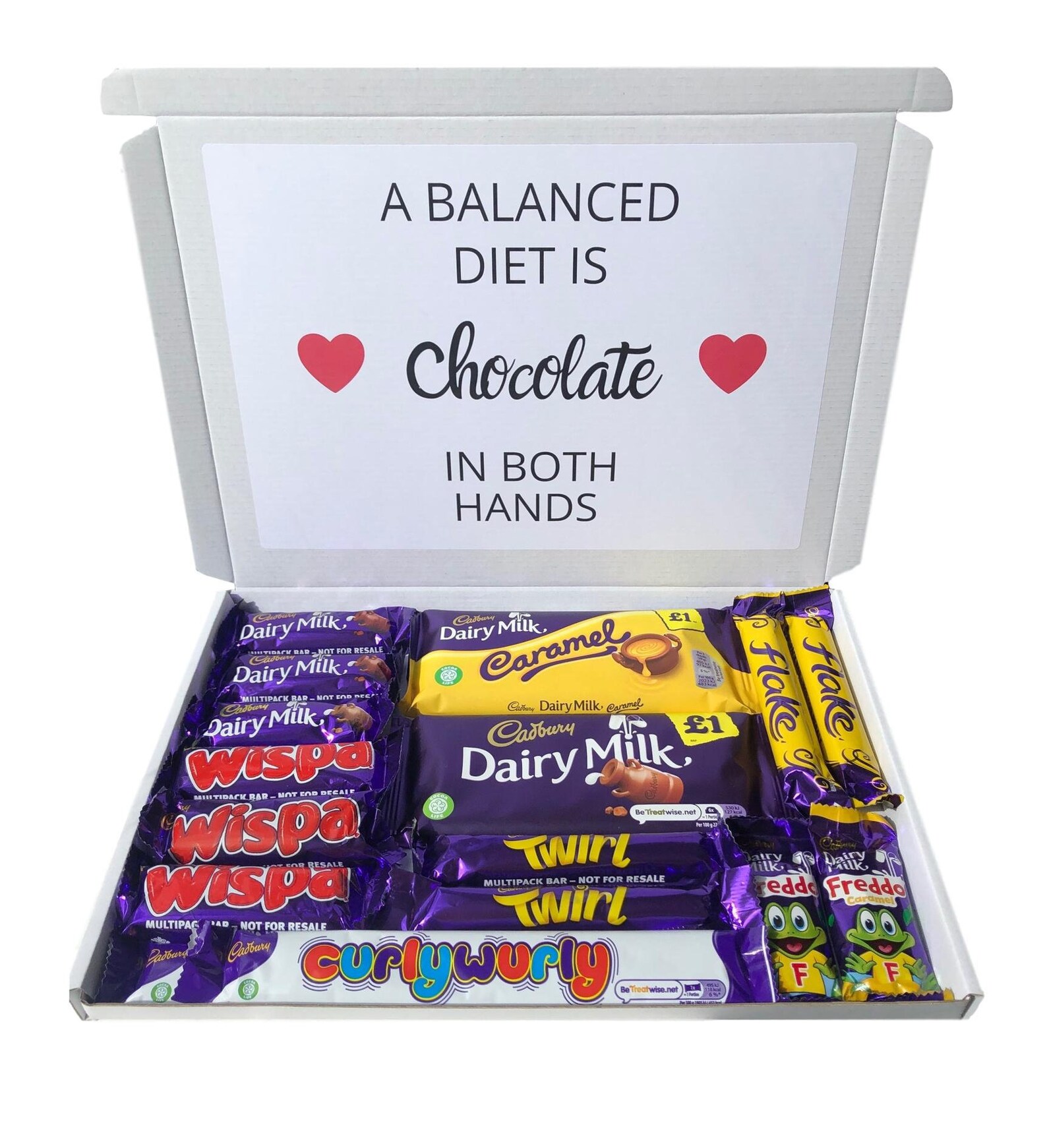 Large Cadbury Dairy Milk Chocolate Letterbox Gift. Birthday Etsy