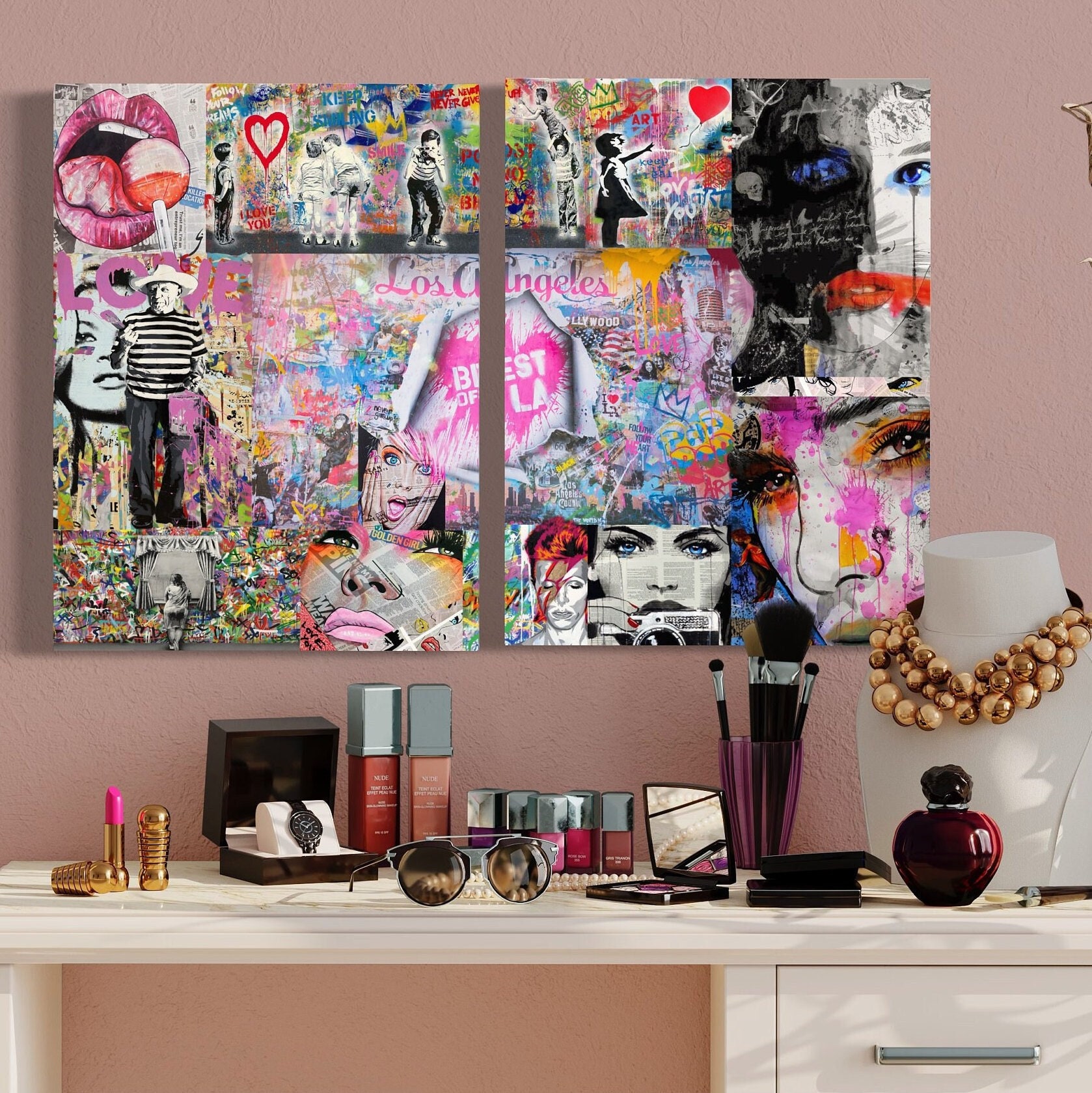 Louis Vuitton Pop Art Canvas, Splash of Arts