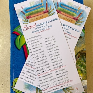 2nd Grade Abeka Reading Cards - Group 1