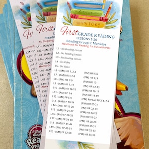 1st Grade Abeka Reading Cards - Group 2