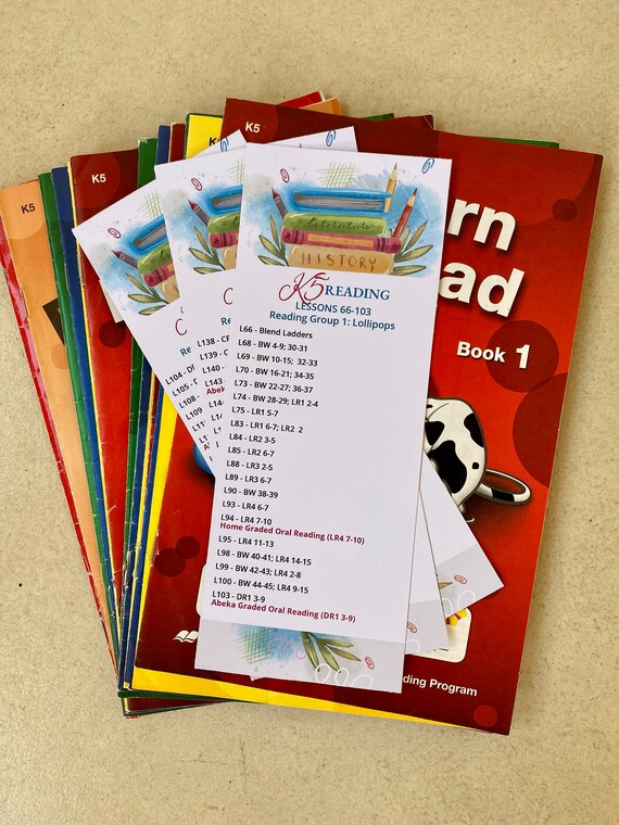 K5 Abeka Reading Cards Group 1 - Etsy