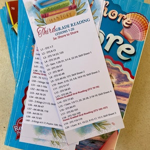 3rd Grade Abeka Reading Cards
