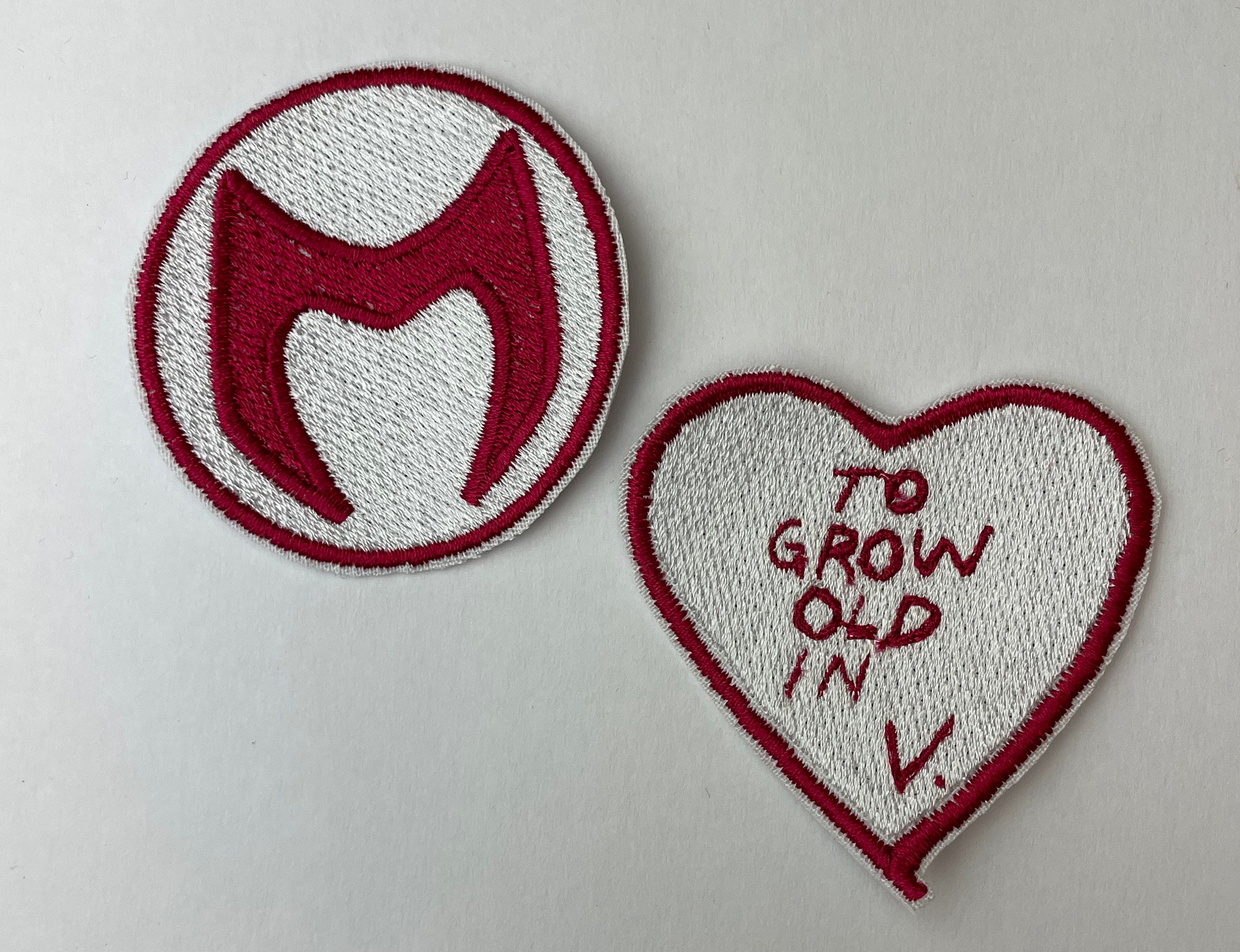 Wandavision, Wanda Vision, Iron-On Patch, to grow old in, Scarlett Wi…