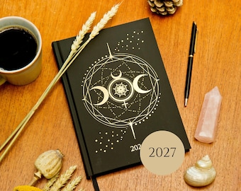 2027 Moon Astrology Planner | A5 Lunar Journal
