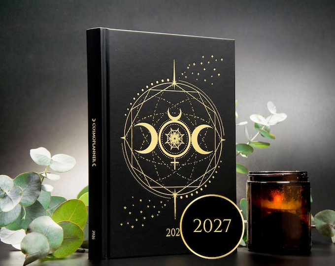2027 COSMOPLANNER Moon Creative Planner | Lunar Cycle & Astrology