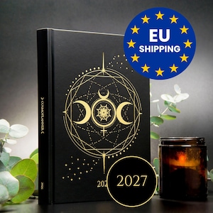2027 COSMOPLANNER Moon Creative Productivity Planner | Lunar Cycle & Astrology | EU Shipping