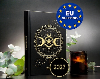 2027 COSMOPLANNER Moon Creative Productivity Planner | Lunar Cycle & Astrology | EU Shipping