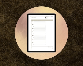 Planner Daily Cosmic Productivity System For Well-being And Flow | Digital Printable PDF | CosmoDay Planner