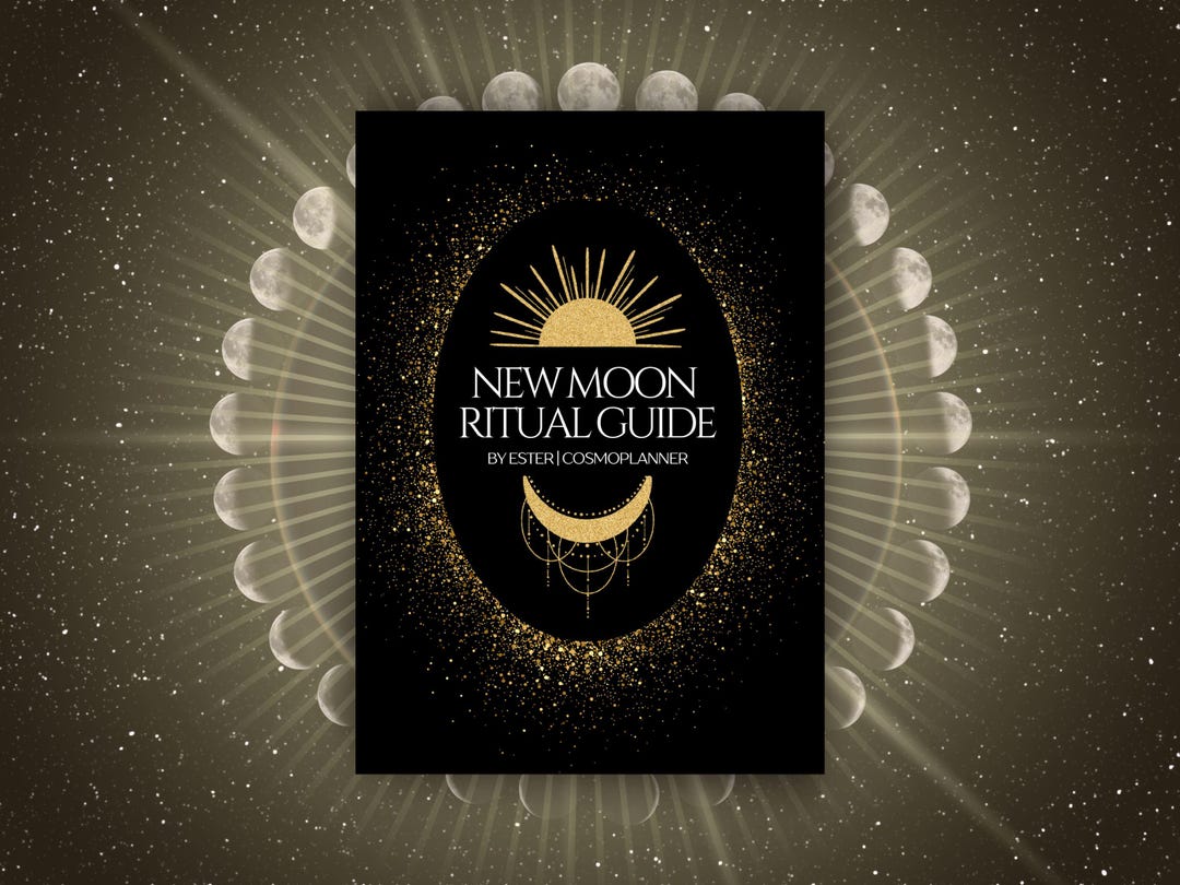 Moon Ritual Guide: New & Full Moon Magic, Manifestation Workbook (PDF ...